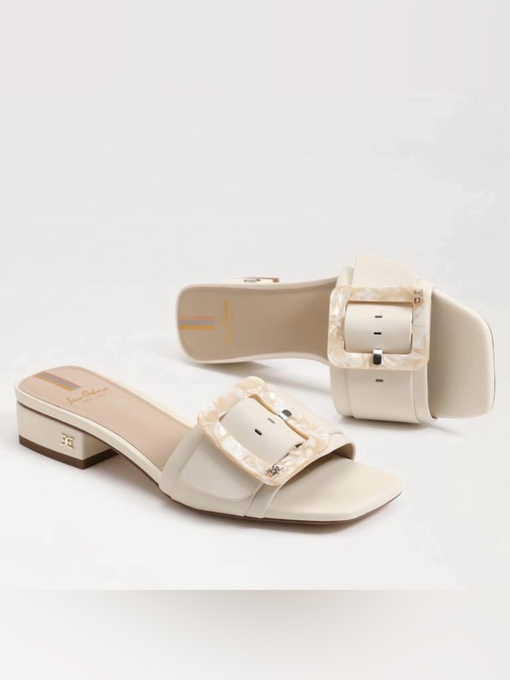 NIB Sam Edelman Slide Sandal (Ivory)